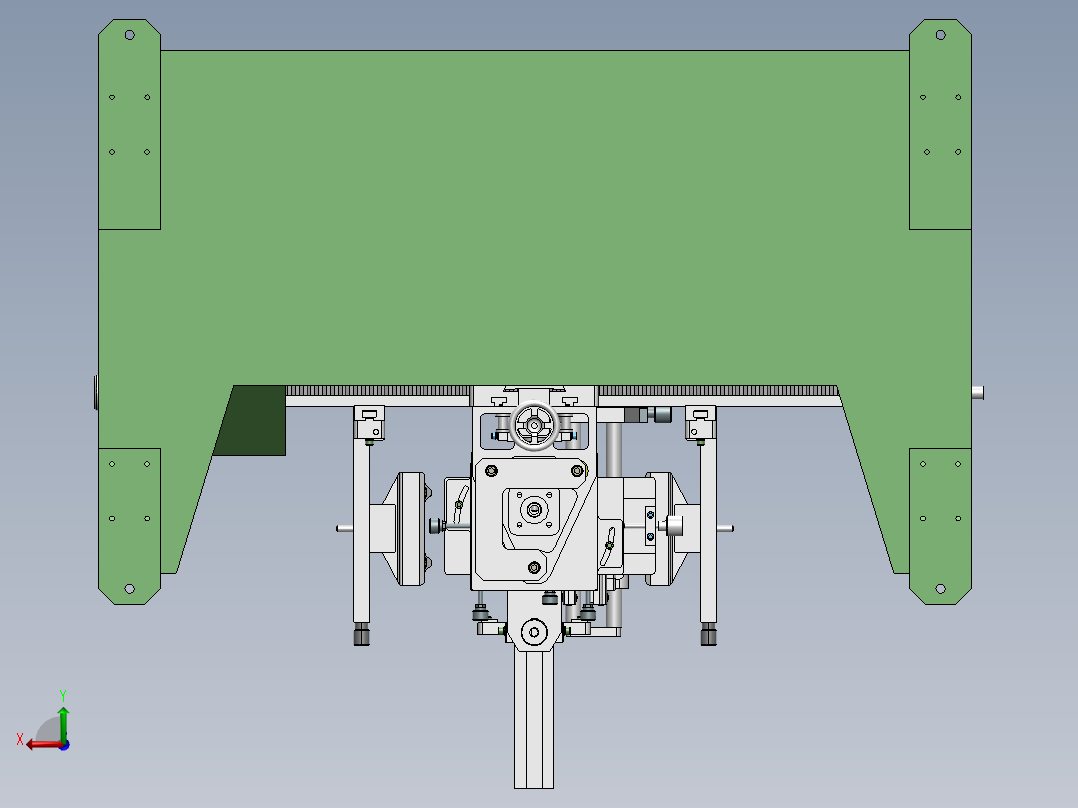 G993 丝印机后视图