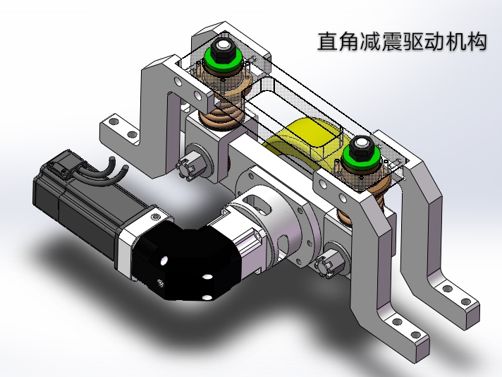 直角减震驱动AGV底盘，轻载双向行驶AGV 三维图纸