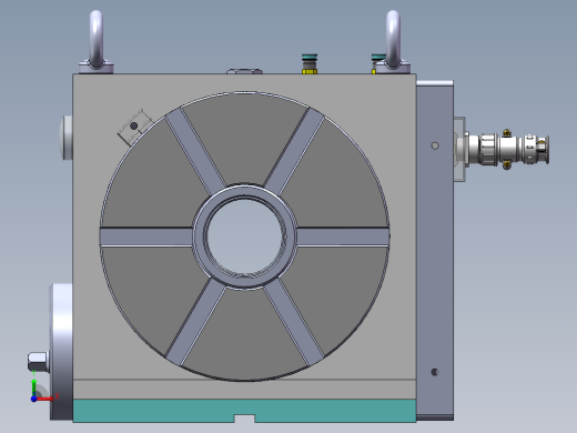 数控回转台前视缩略图