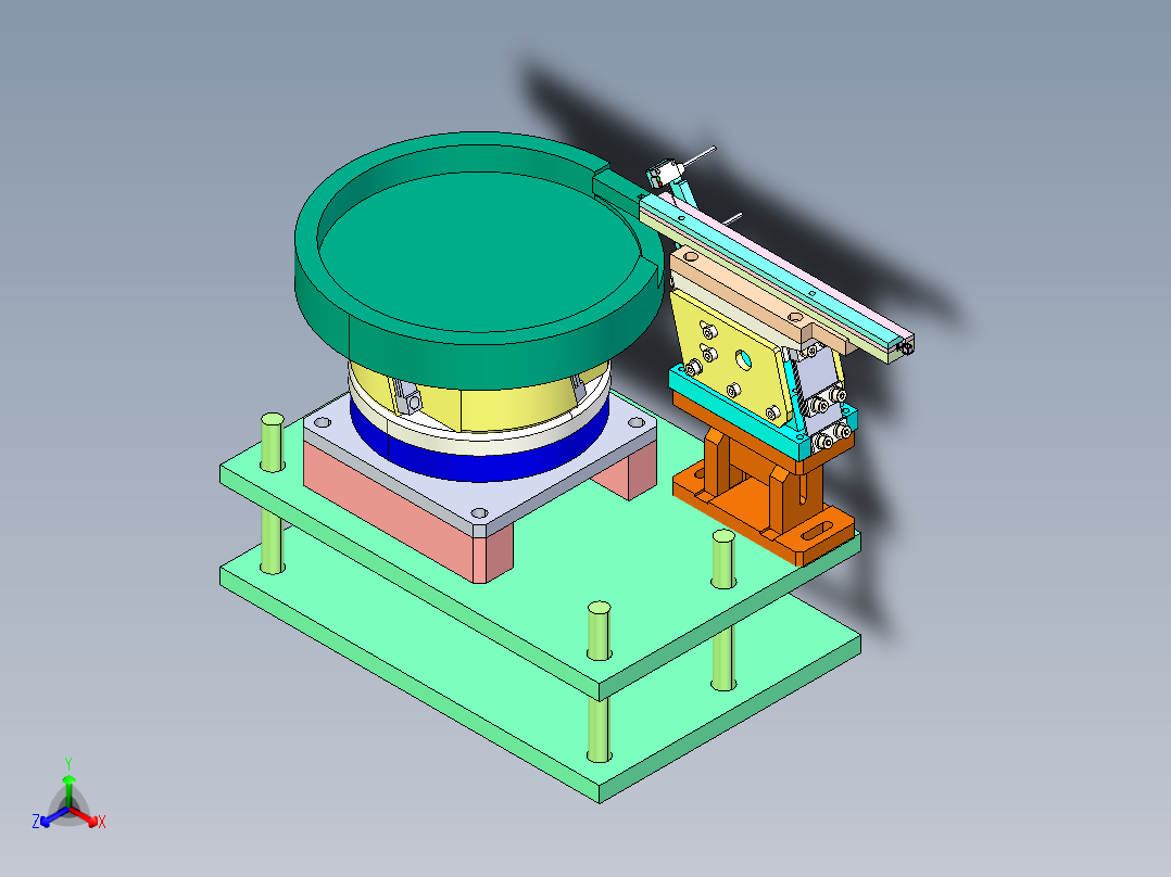 推钮-振动盘总装图