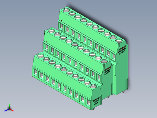 DEGSON DG500 系列 5.05.087.62mm 接线端子-DG500A3-5.0-30P-14-00AH