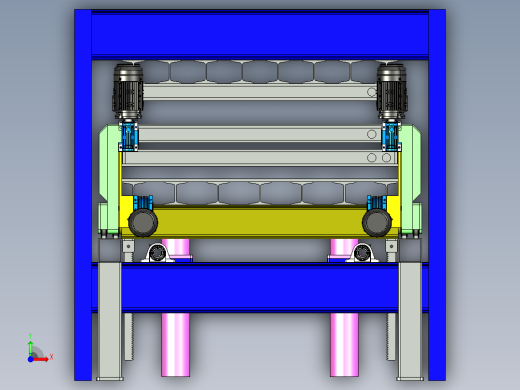 不连续夹芯板机器双层板前视缩略图