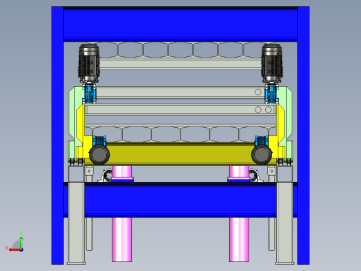 不连续夹芯板机器双层板后视缩略图