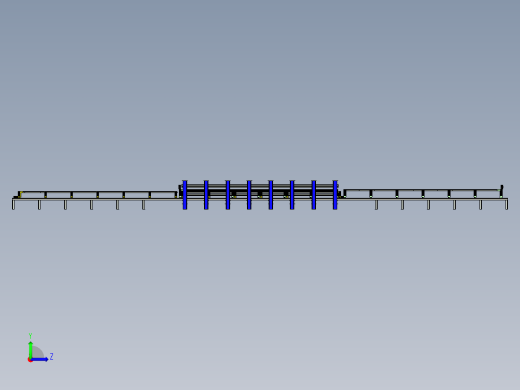 不连续夹芯板机器双层板左视缩略图