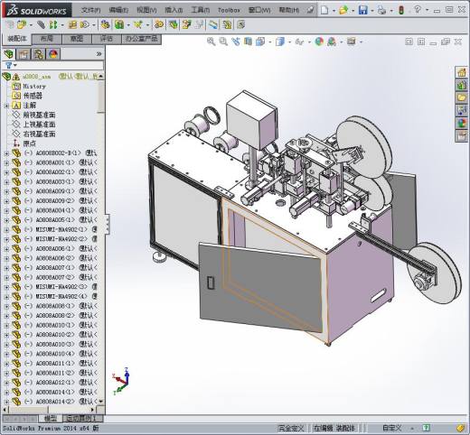 贴标贴附机3D模型缩略图