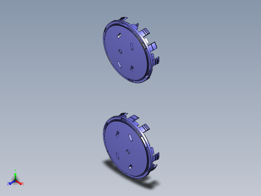 大型塑胶件设计参考模型-injection-mold-example-44正等轴测缩略图