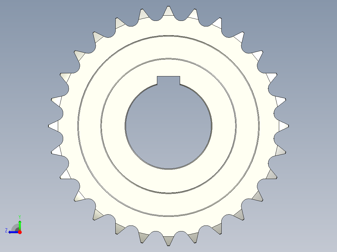 链轮-Sprocket_28-45-7-Y-Y__1_.stp右视图