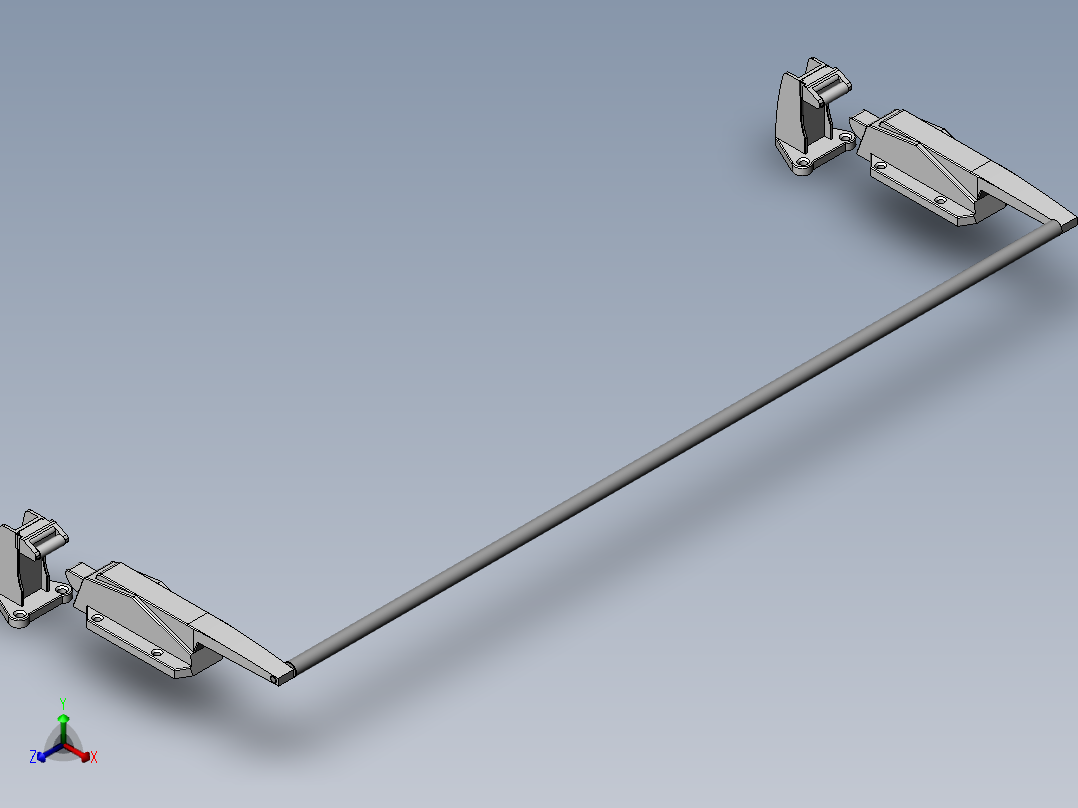 1178联动门锁[TSY1-0711-2G]主视图