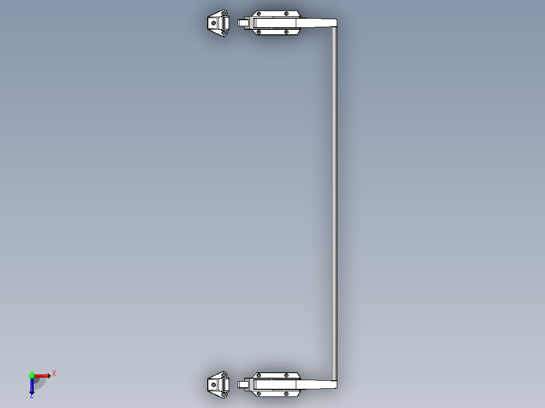 1178联动门锁[TSY1-0711-2G]俯视图