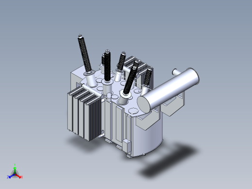发电变压器-59款合集正等轴测缩略图