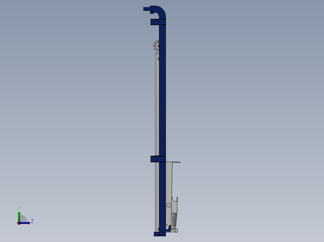 垃圾提升机20左视图