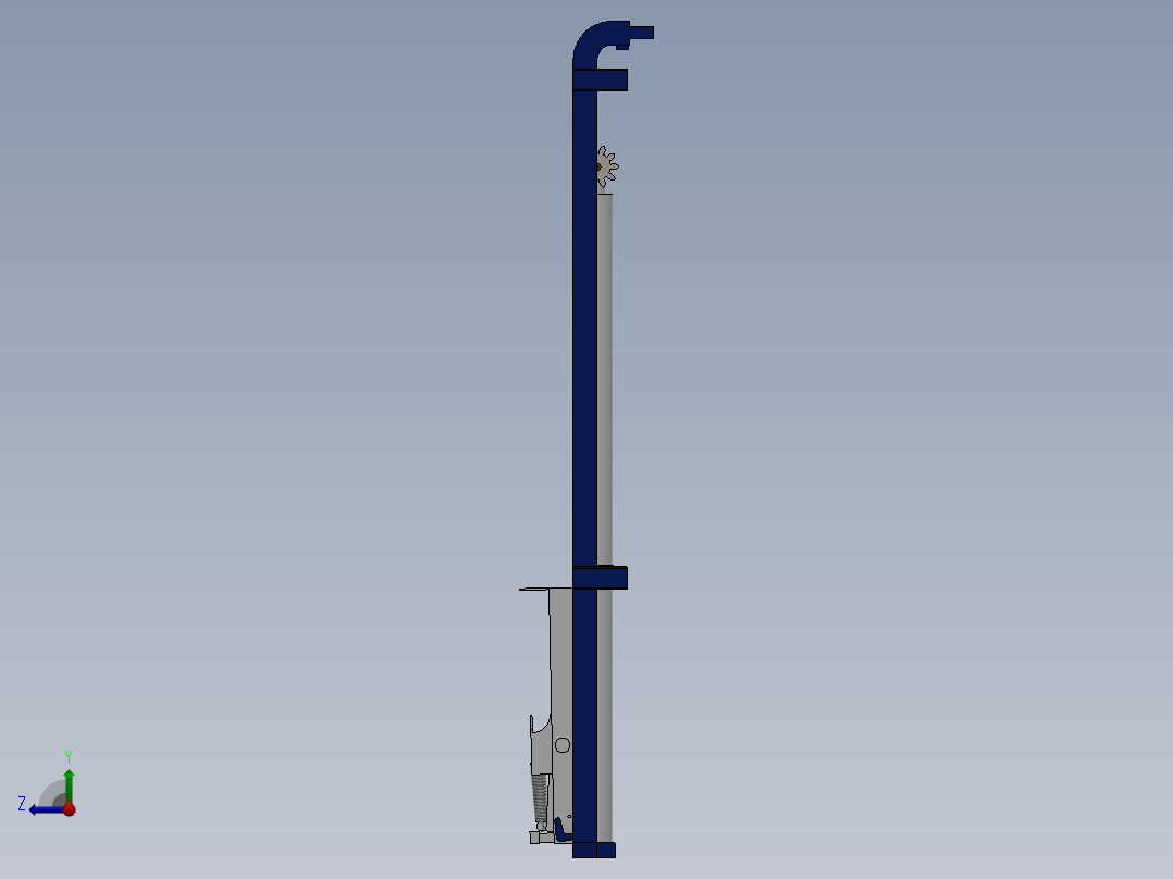 垃圾提升机20右视图