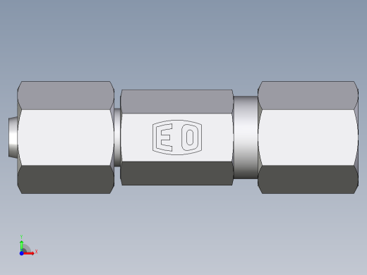 卡套式工业通用硬管接头EO_Distance_piece_adapter_DA06LCF前视缩略图
