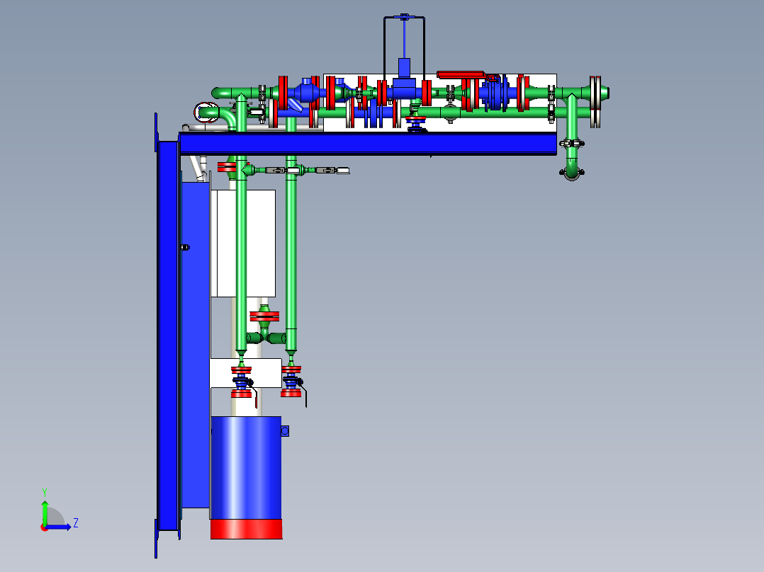 高压泵块左视图