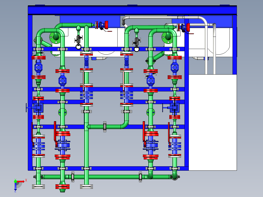 高压泵块俯视图