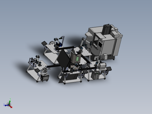 自动化流水零件检测站