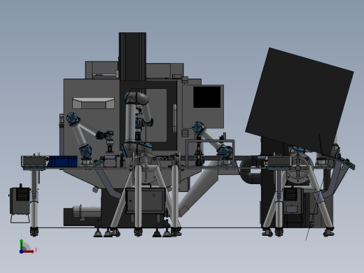自动化流水零件检测站前视缩略图