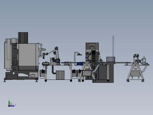 自动化流水零件检测站左视缩略图