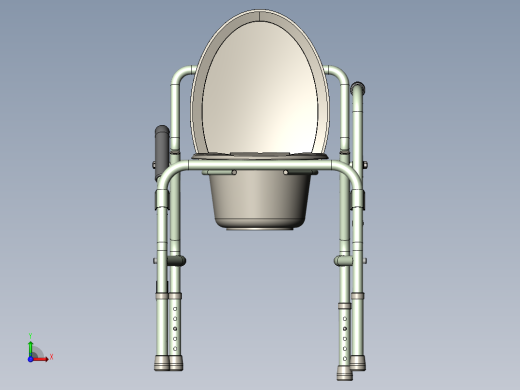 便携式座便器前视缩略图