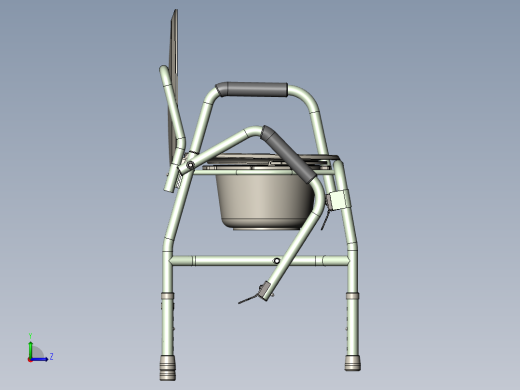 便携式座便器左视缩略图