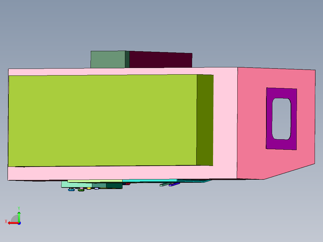 钢管热熔双工位钻孔机后视图