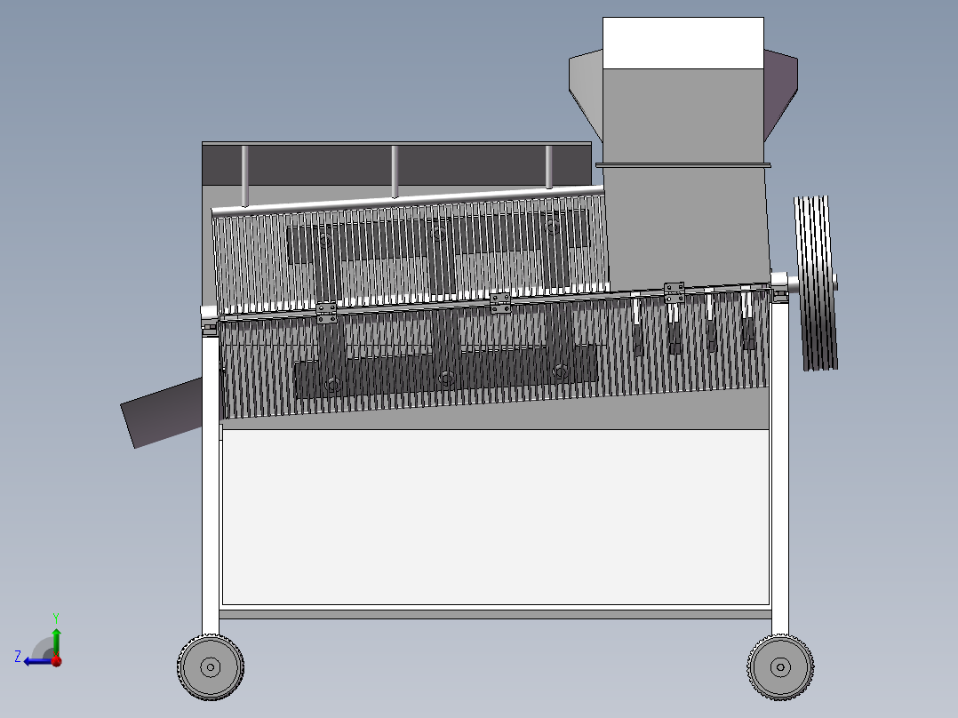 银杏分离机右视图