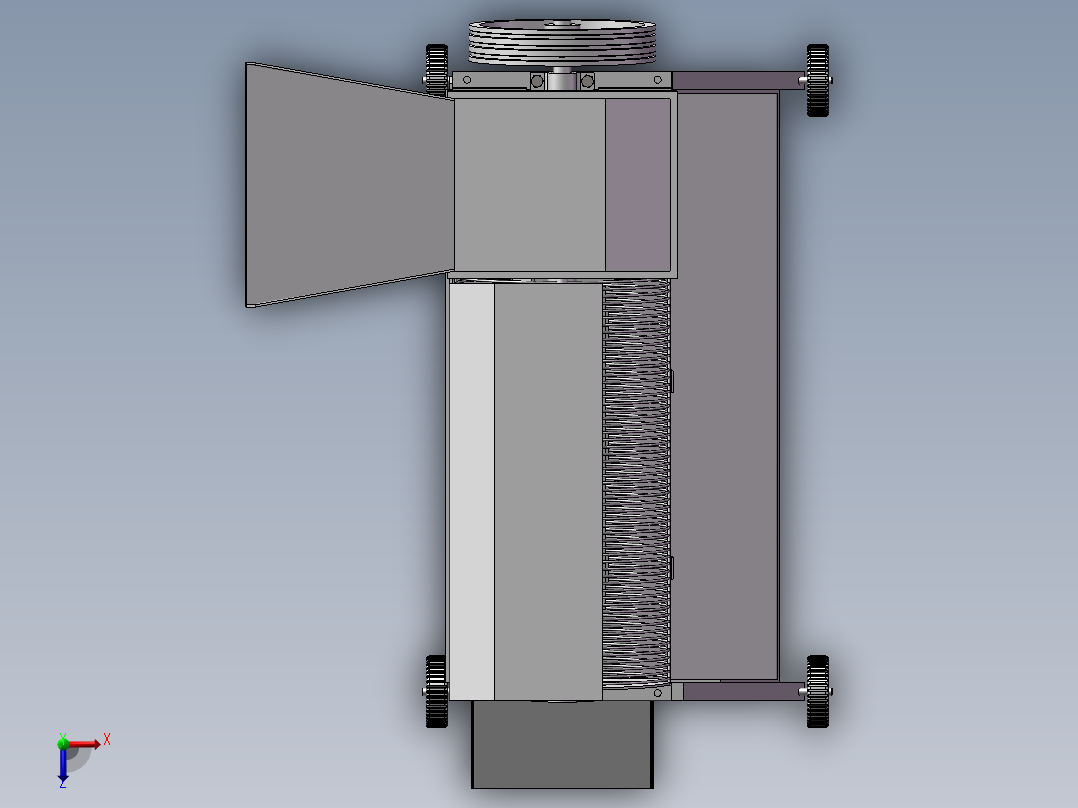 银杏分离机俯视图