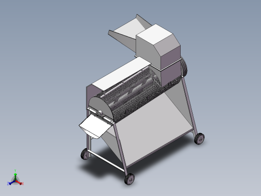 银杏分离机正等轴测缩略图