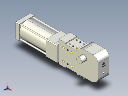 德克斯TUNKERS气缸数模KS_100_2_A00_T12_105GRAD