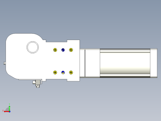 德克斯TUNKERS气缸数模KS_100_2_A00_T12_105GRAD后视缩略图