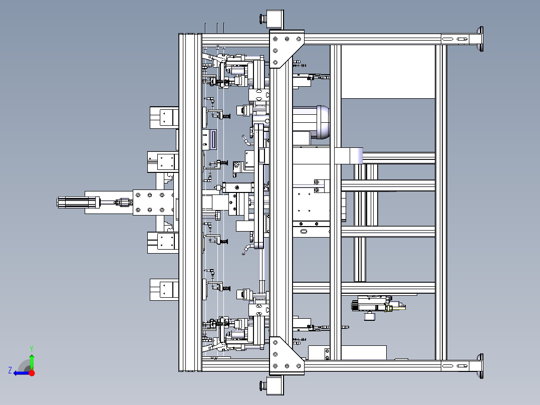 BR205汽车天窗生产线OP70右视图