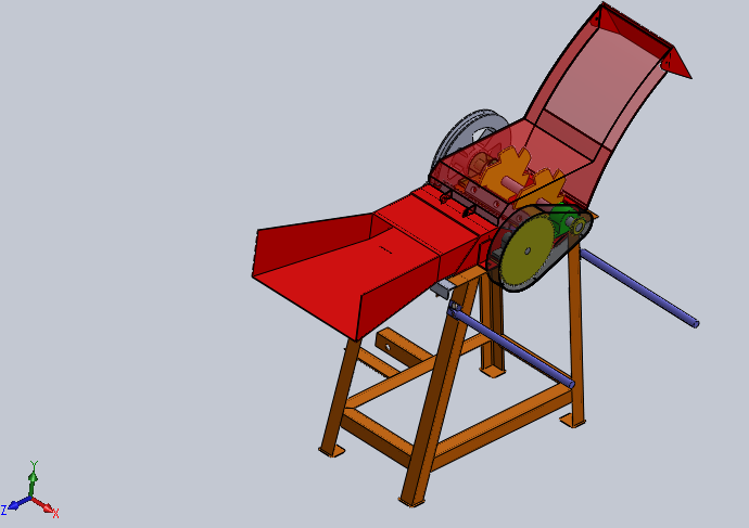 牲畜饲料切碎机研磨机sw22可编辑