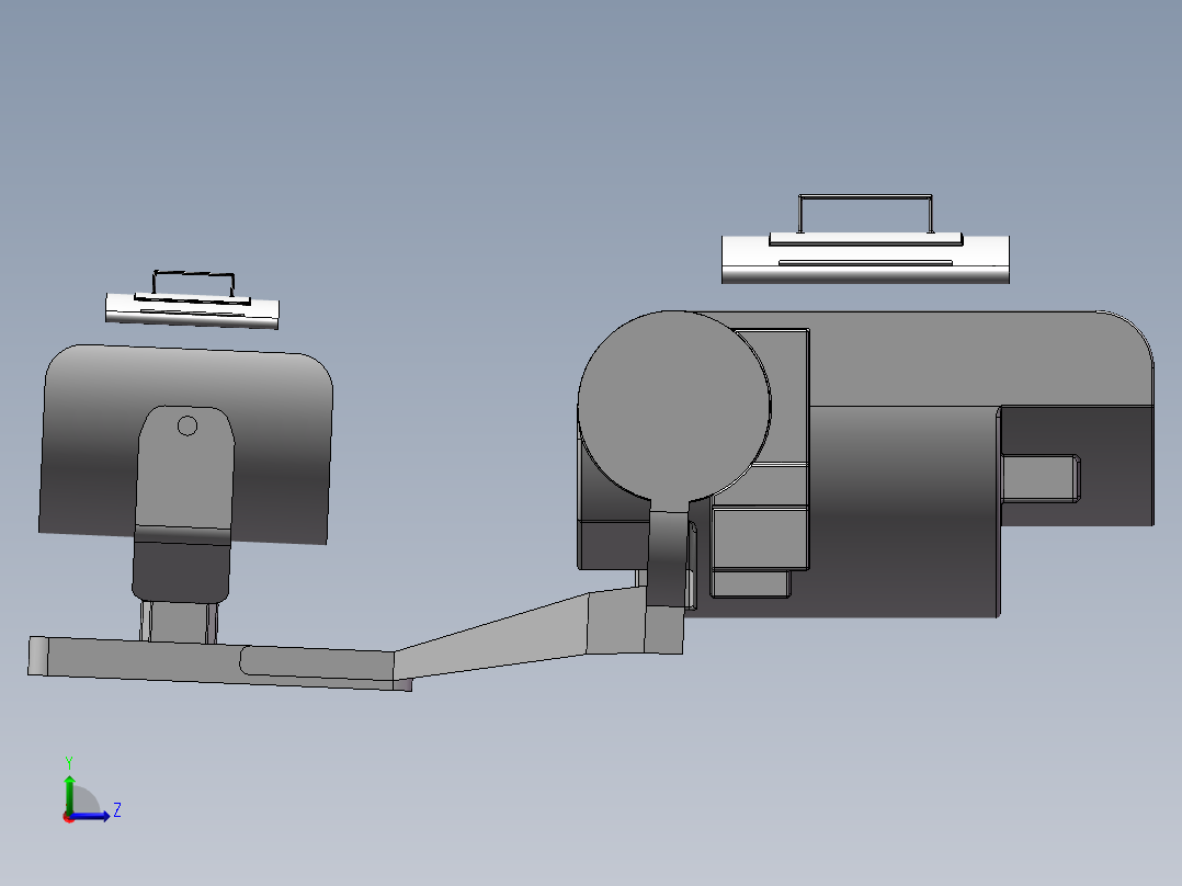 关节康复左视图