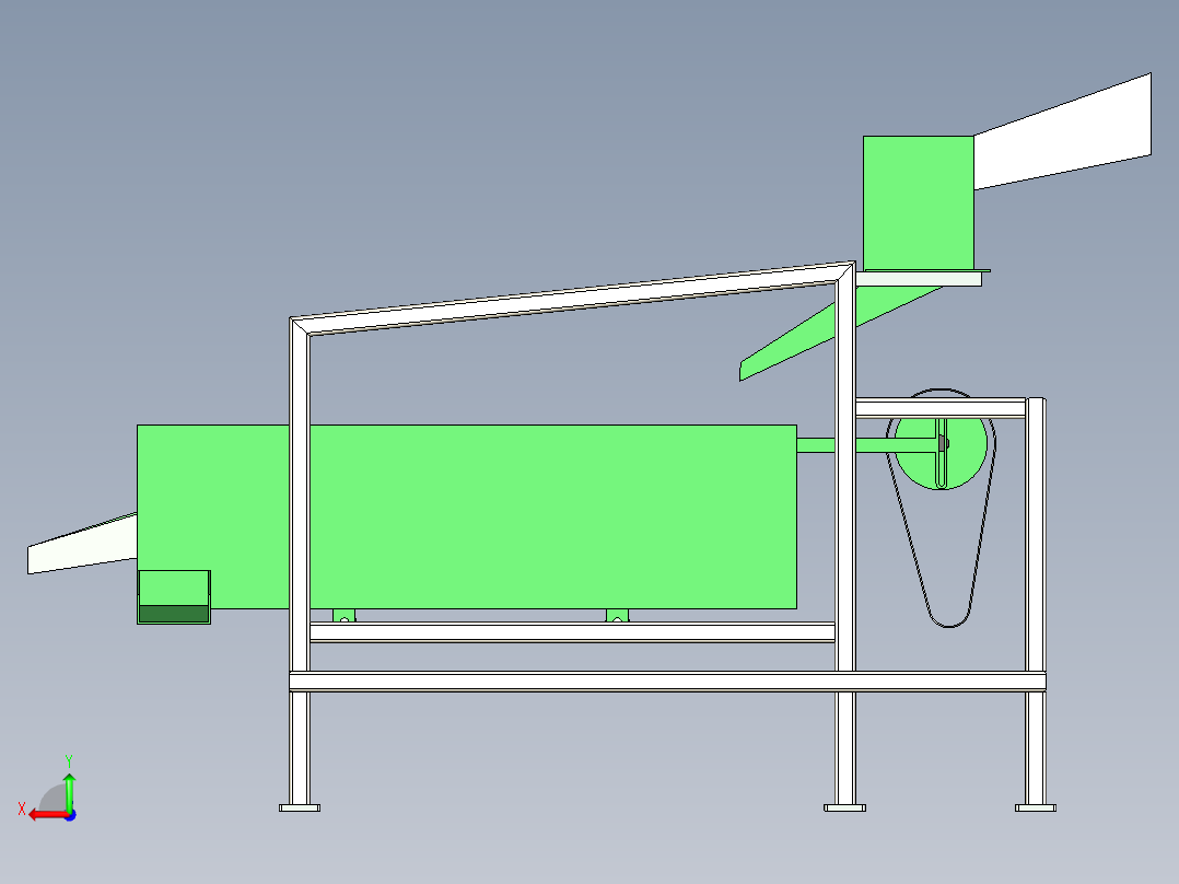 B3003267-谷物分离机后视图