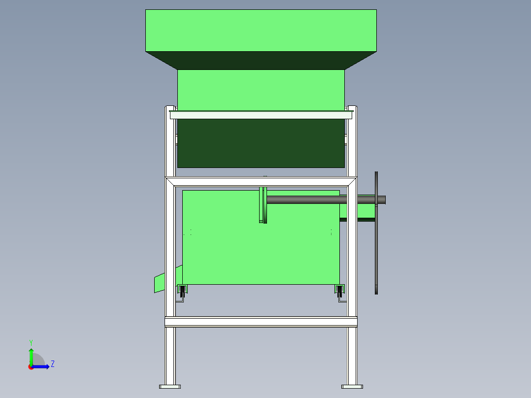 B3003267-谷物分离机左视图