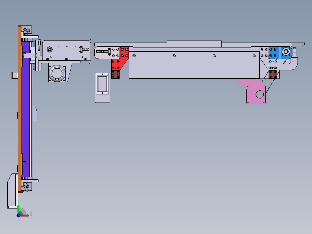 带升降机构双带输送机构