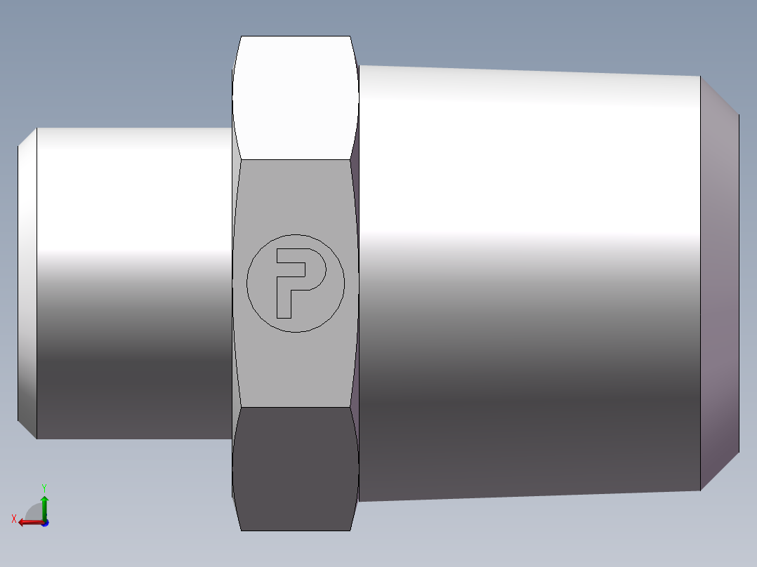 美制锥螺纹、1CN-16-08后视图