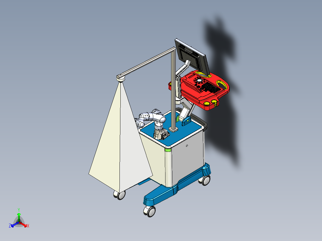 按摩机器人3D模型