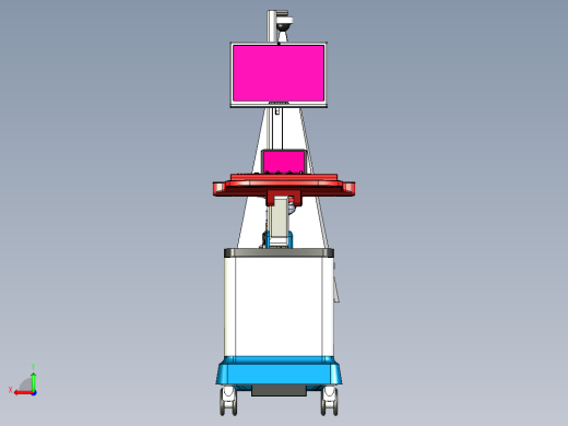 按摩机器人3D模型后视缩略图