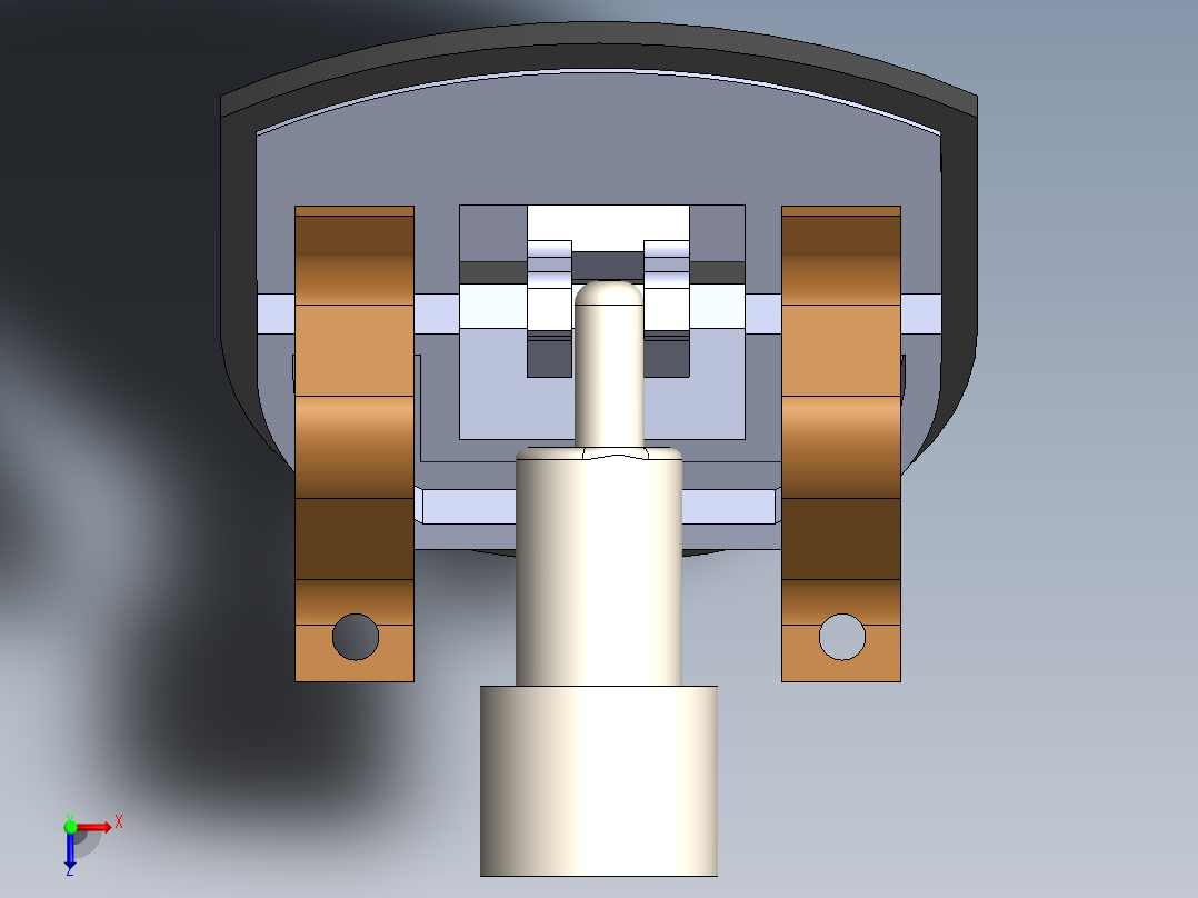 剃须刀、刮胡刀(18)俯视图