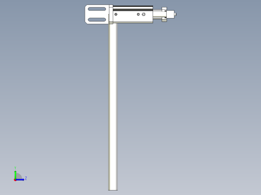 旋转气缸下压机构 固定机构左视缩略图
