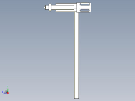 旋转气缸下压机构 固定机构右视缩略图