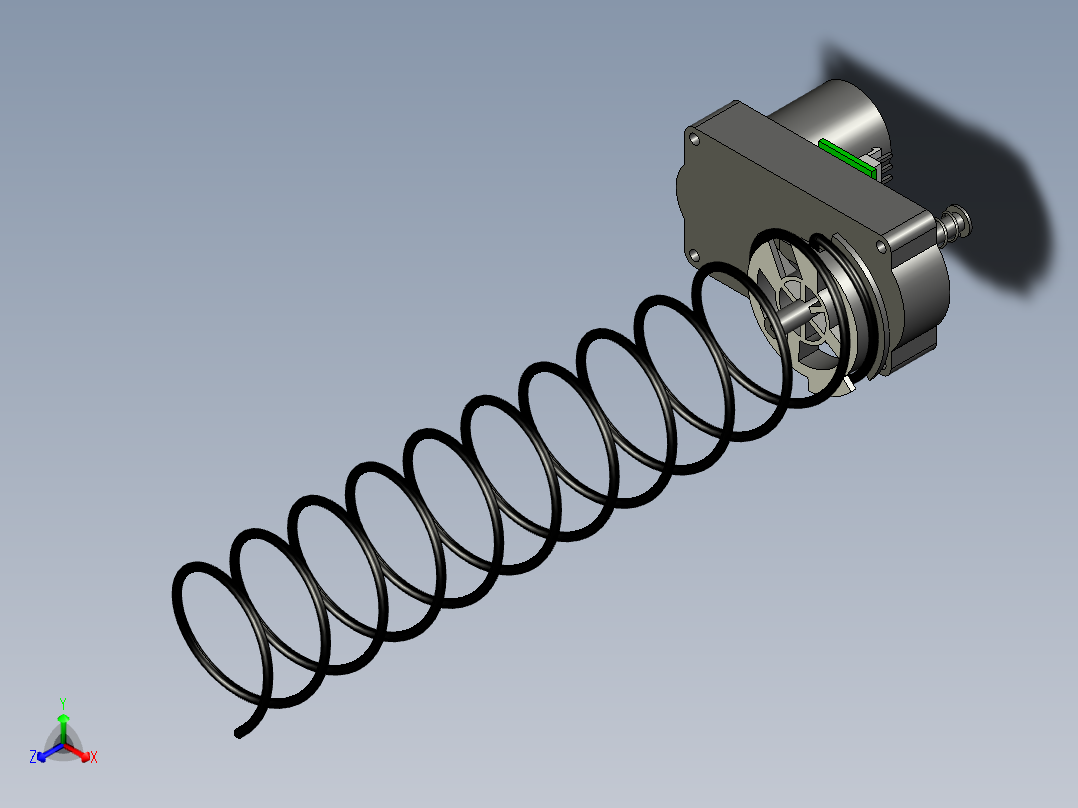 自动售卖机——小电机+弹簧