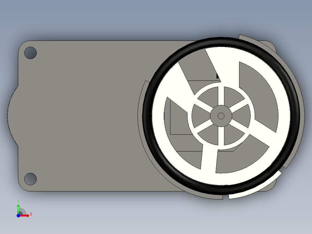 自动售卖机——小电机+弹簧前视图