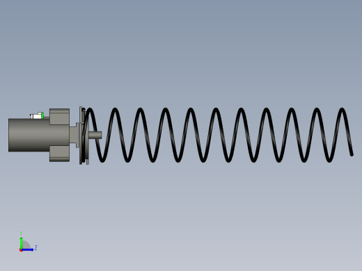 自动售卖机——小电机+弹簧左视缩略图