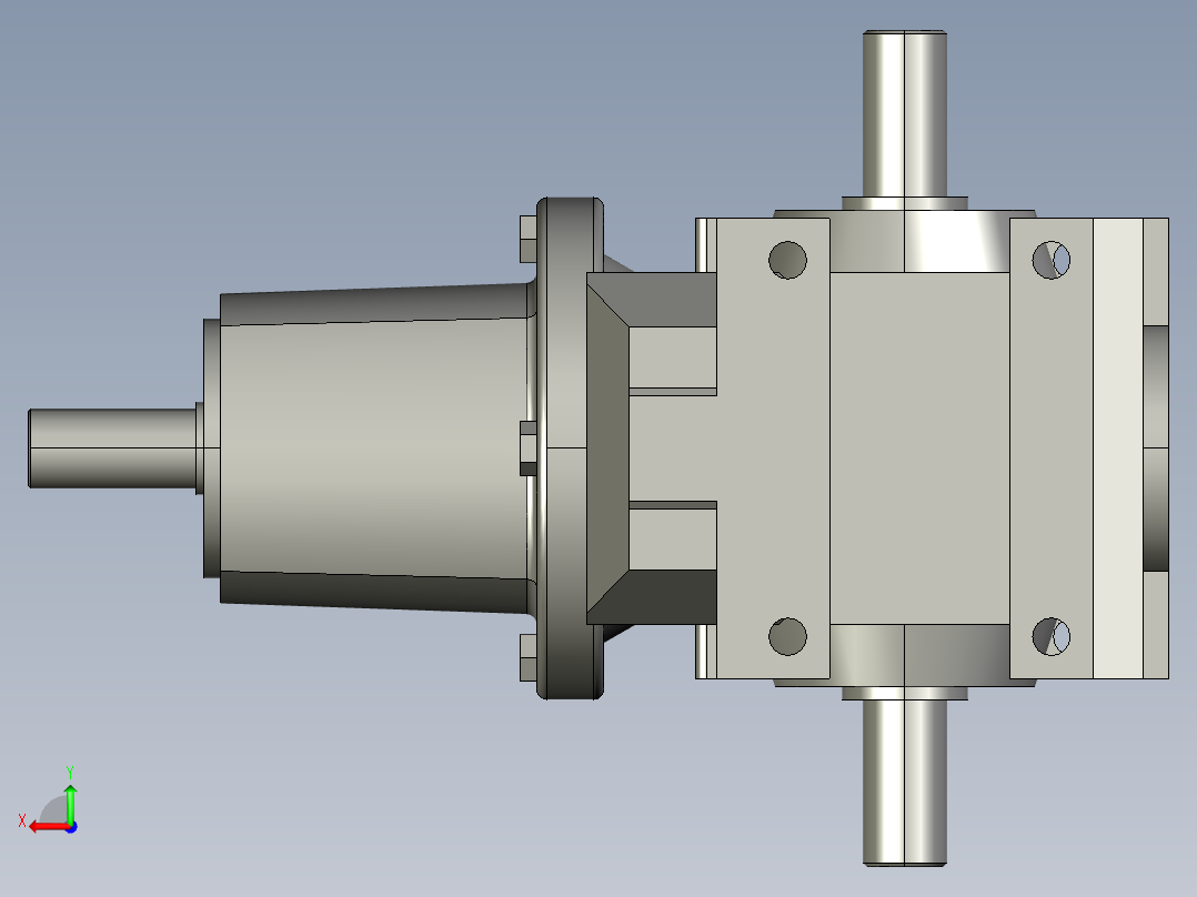减速电机S37AD2后视图