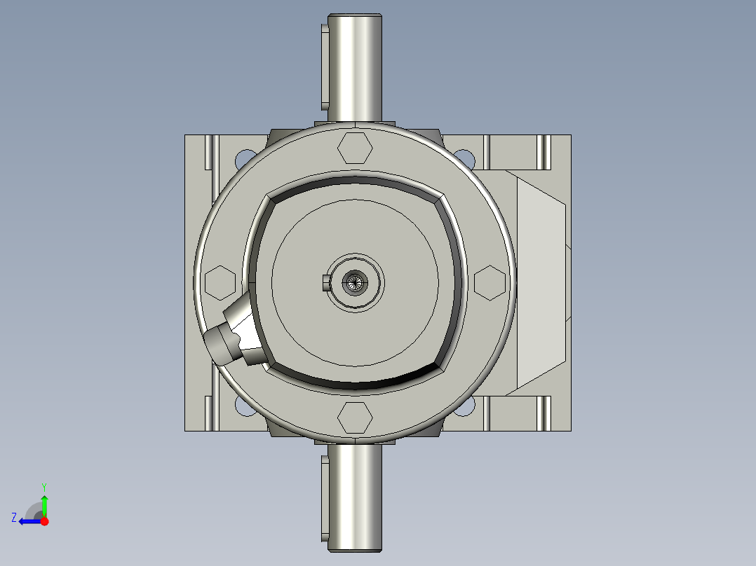 减速电机S37AD2右视图