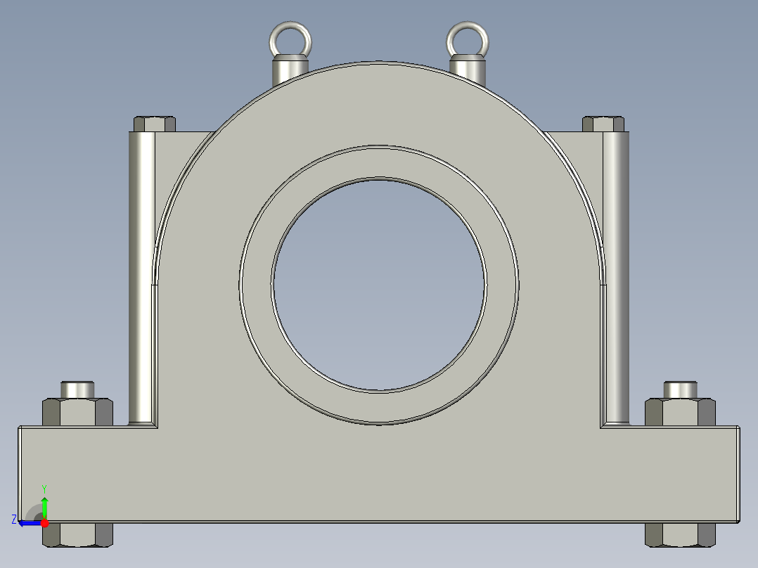 GBT7813-2008四螺柱立式轴承座SD3134TS右视图