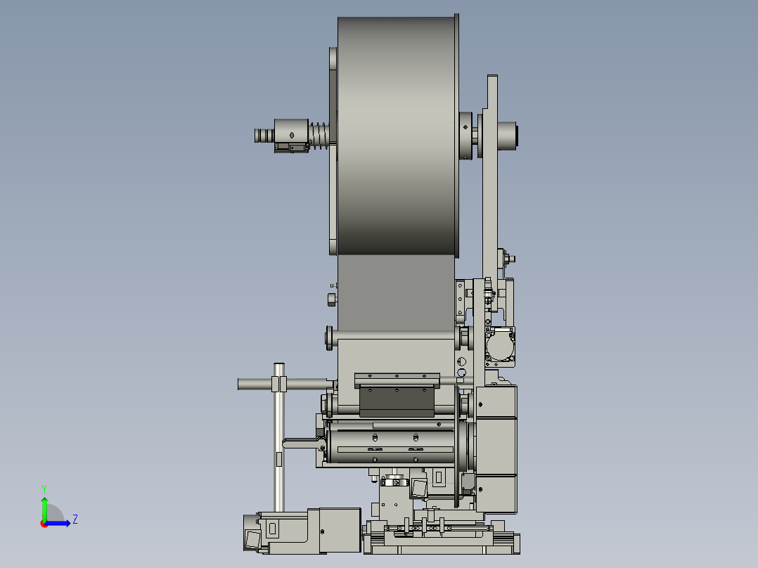 RJJ-05剥标机构左视图