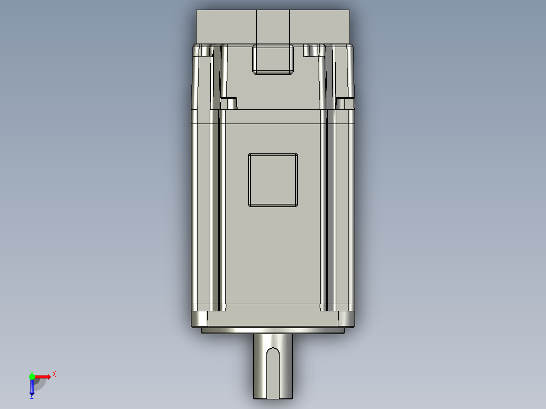 B2_750W不带抱闸俯视图